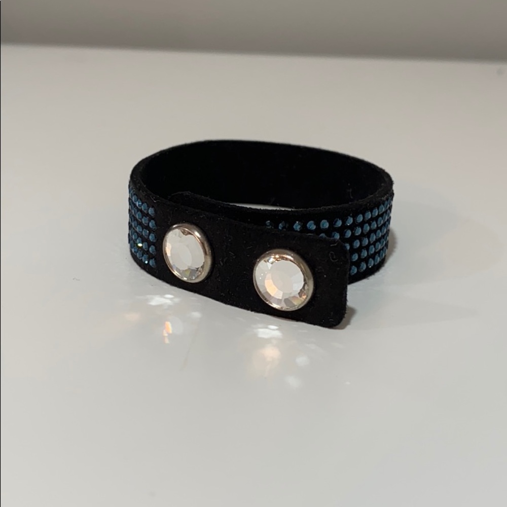 Swarovski blue studded bracelet